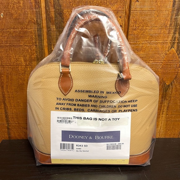 Dooney & Bourke Zip Zip Satchel - Sand - Picture 4 of 4